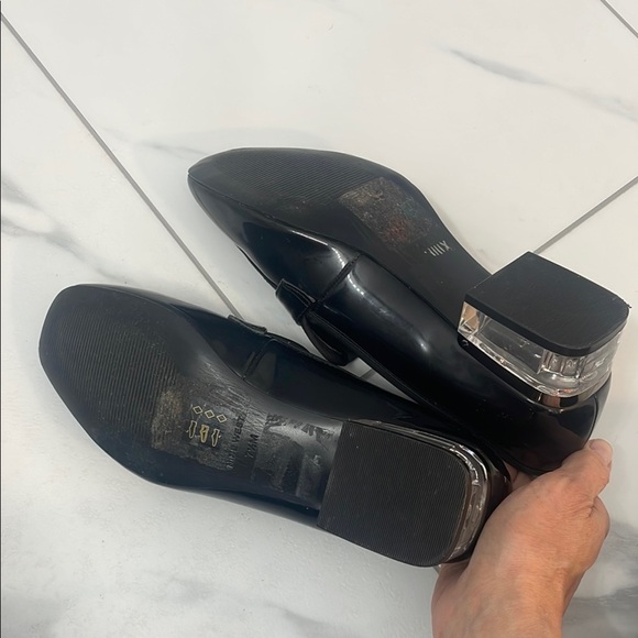 Nine West Black Patent Leather Loafers Flats - Picture 5 of 5